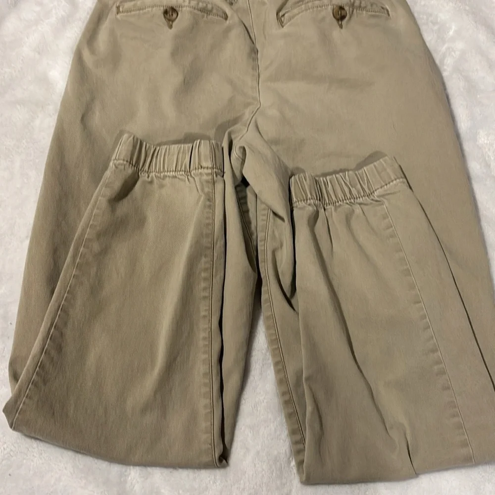 George Jogger Pants Men's Size S (28-30) Tan Elastic Waist Drawstring - Picture 6 of 8